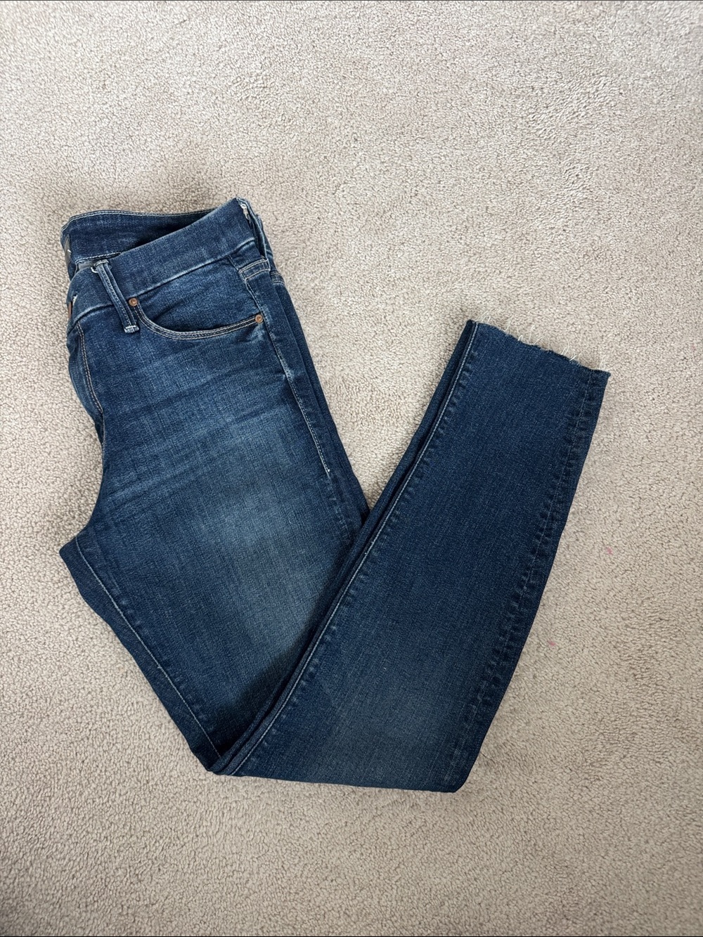 MOTHER Women’s Dark Blue Jeans